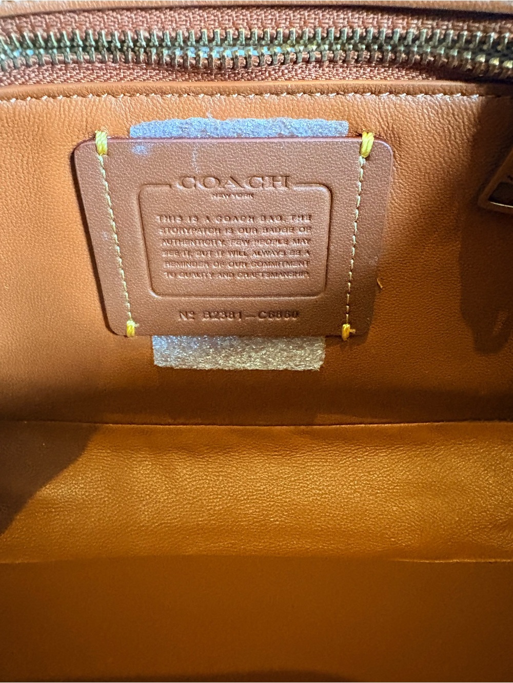 Coach Orange Leather Rogue Top-Handle Satchel with Matching Wallet - Picture 3 of 5